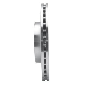 Audi A3 Brake Rotor (1) - Front Right - R1 Concepts - Drilled & Slotted - Silver - `05-`25